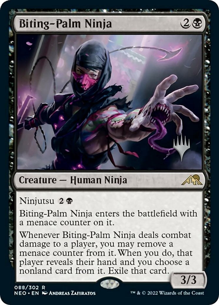 Image for Biting-Palm Ninja (88) [Kamigawa: Neon Dynasty] - Magic: The Gathering