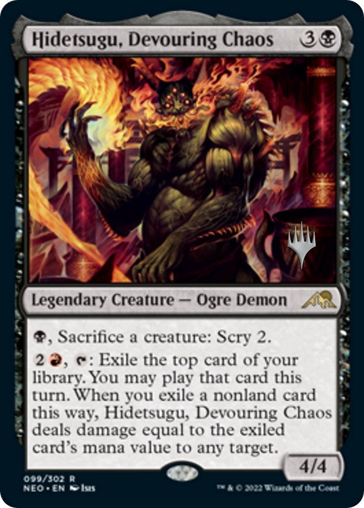 Image for Hidetsugu, Devouring Chaos (99) [Kamigawa: Neon Dynasty] - Magic: The Gathering