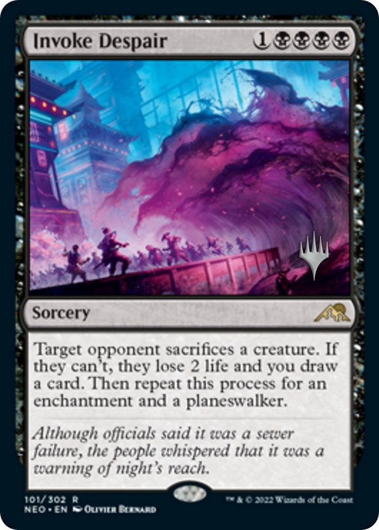 Image for Invoke Despair (101) [Kamigawa: Neon Dynasty] - Magic: The Gathering