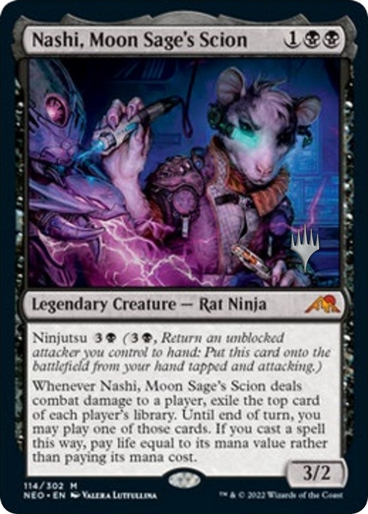 Image for Nashi, Moon Sage's Scion (114) [Kamigawa: Neon Dynasty] - Magic: The Gathering