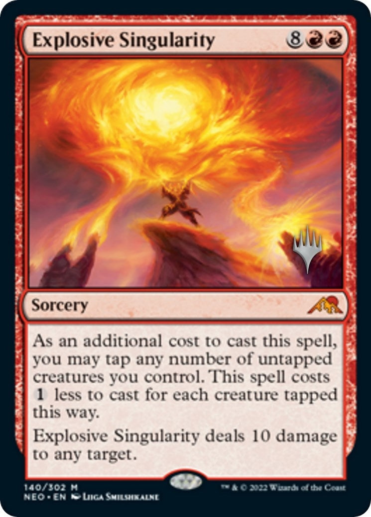 Image for Explosive Singularity (140) [Kamigawa: Neon Dynasty] - Magic: The Gathering