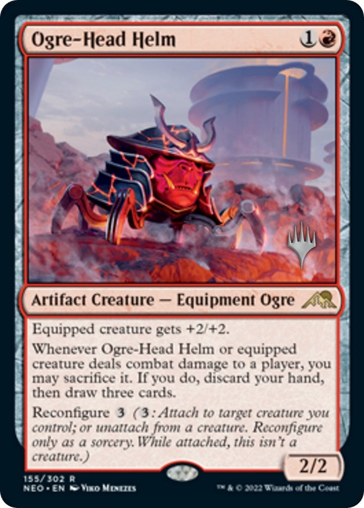 Image for Ogre-Head Helm (155) [Kamigawa: Neon Dynasty] - Magic: The Gathering