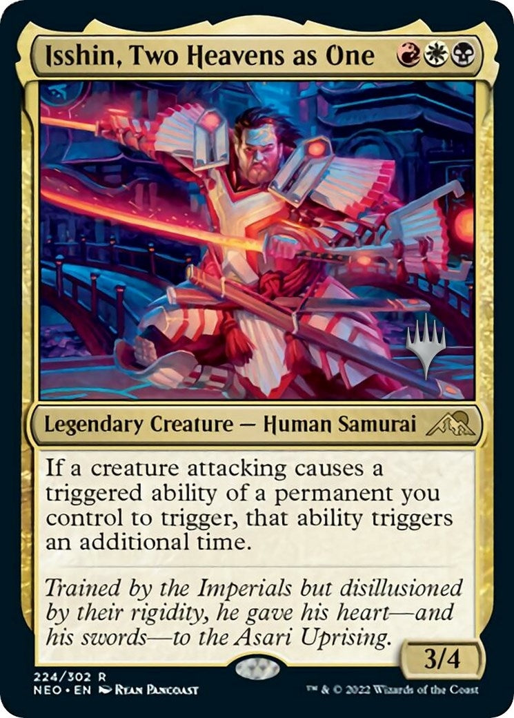 Image for Isshin, Two Heavens as One (224) [Kamigawa: Neon Dynasty] - Magic: The Gathering