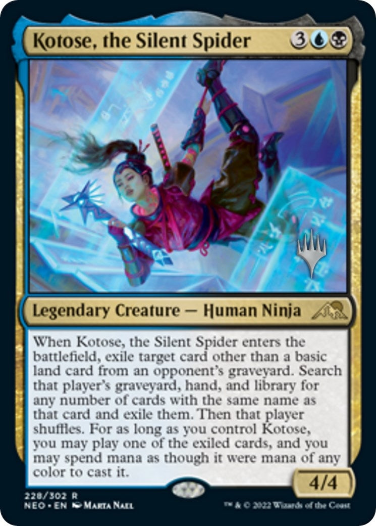 Image for Kotose, the Silent Spider (228) [Kamigawa: Neon Dynasty] - Magic: The Gathering