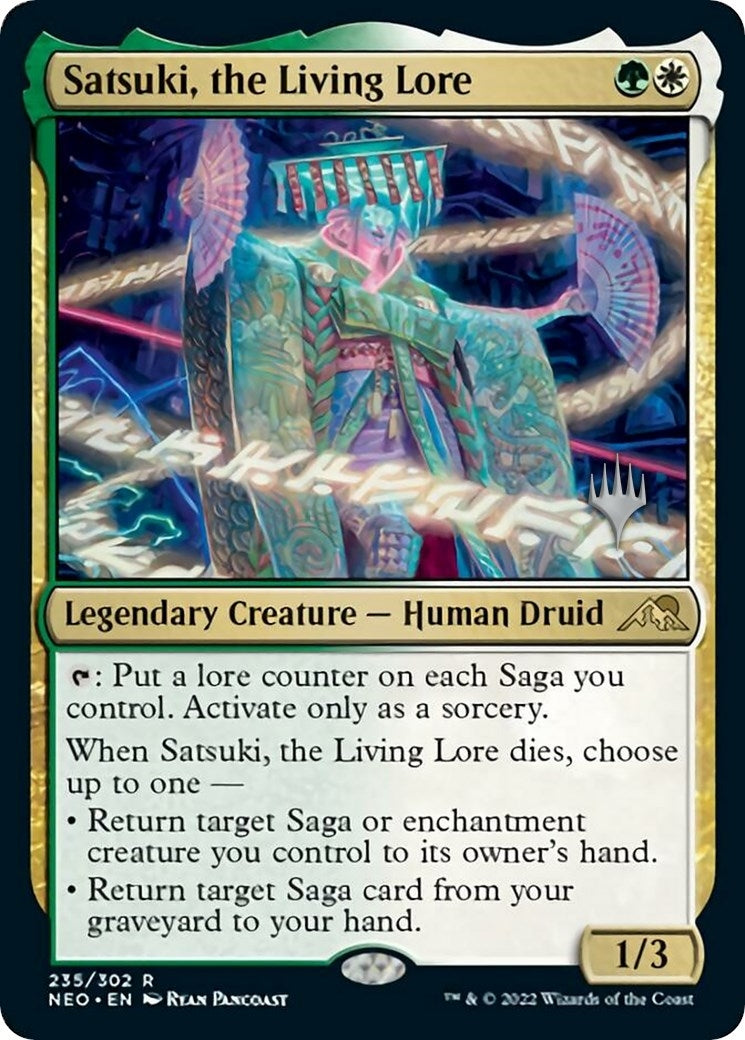 Satsuki, the Living Lore (235) [Promo Pack: Kamigawa: Neon Dynasty]