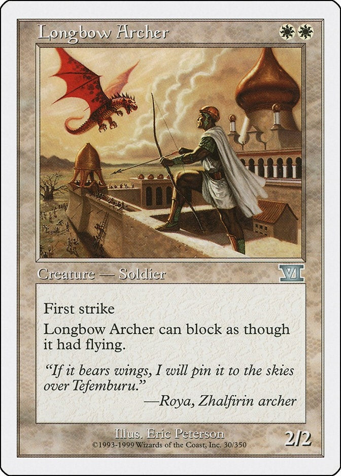 Image for Longbow Archer (30) [Classic Sixth Edition] - Magic: The Gathering