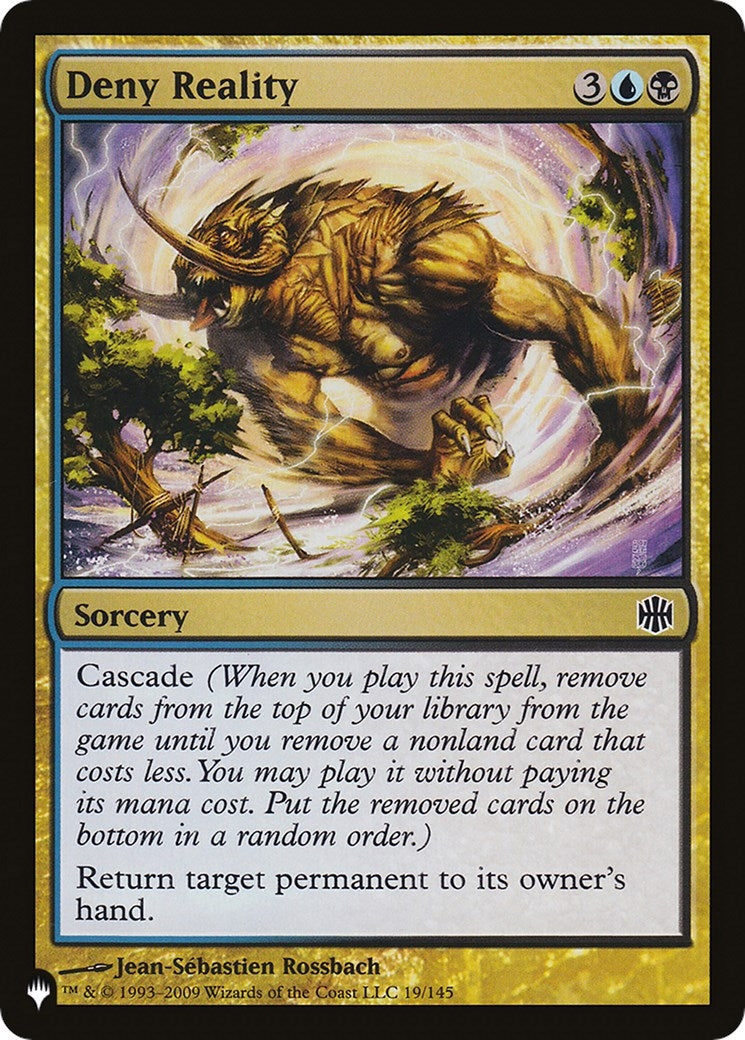 Image for Deny Reality (ARB) (19/145) [The List Reprints] - Magic: The Gathering
