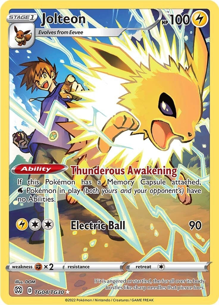 Image for Jolteon (TG04/TG30) [SWSH09: Brilliant Stars Trainer Gallery] - Pokemon