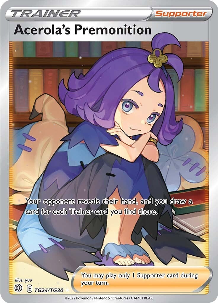 Image for Acerola's Premonition (TG24/TG30) [SWSH09: Brilliant Stars Trainer Gallery] - Pokemon