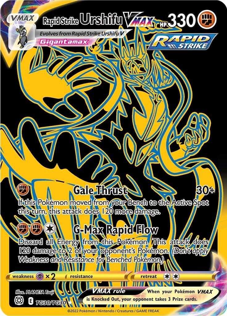 Image for Rapid Strike Urshifu VMAX (Secret) (TG30/TG30) [SWSH09: Brilliant Stars Trainer Gallery] - Pokemon