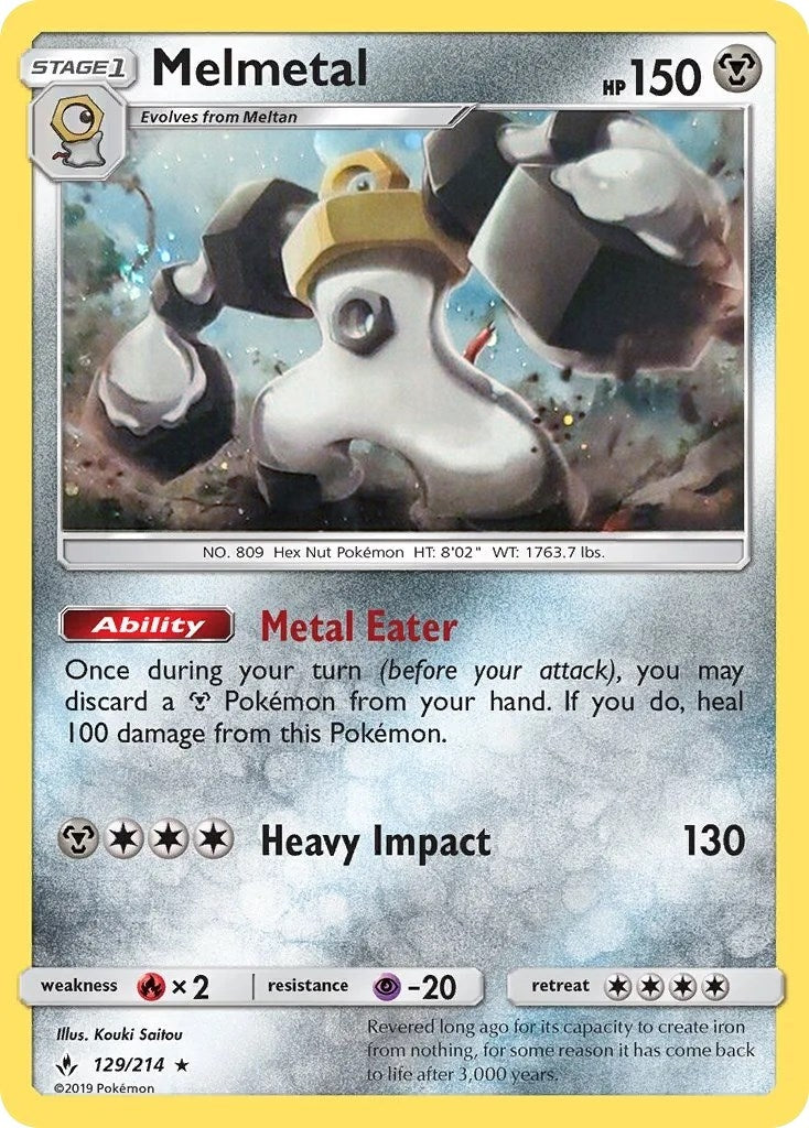 Image for Melmetal - 129/214 (Cosmos Holo) (129/214) [Blister Exclusives] - Pokemon