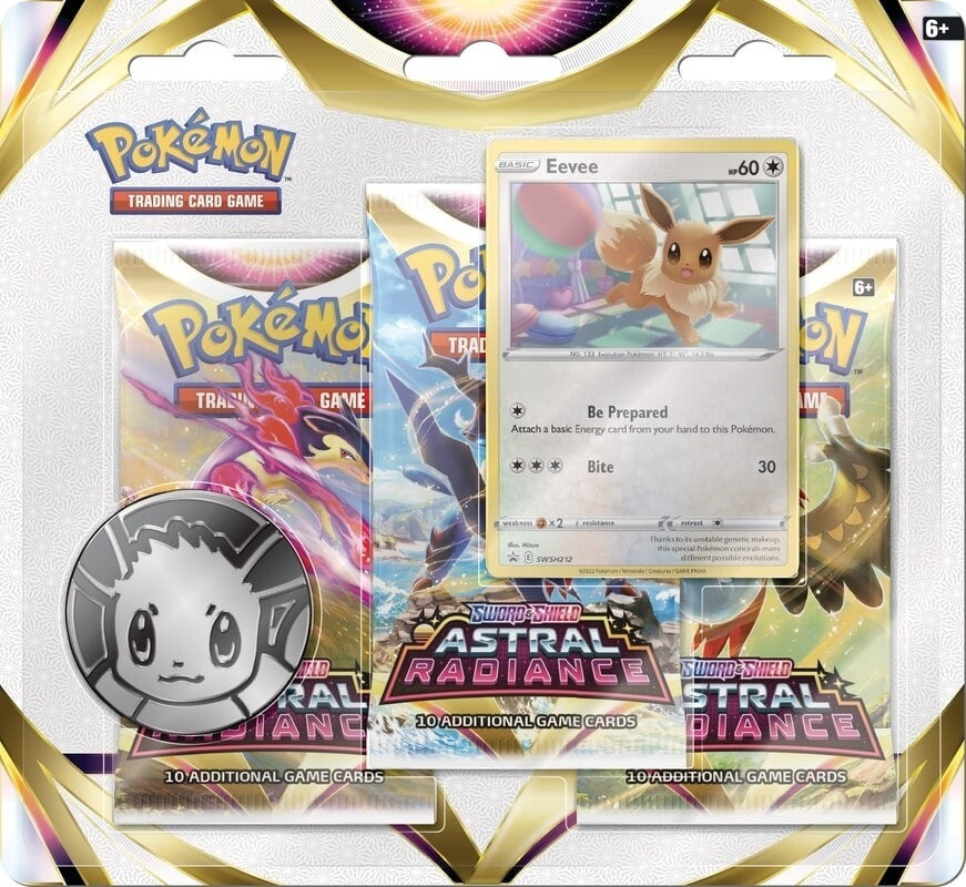 Image for Astral Radiance 3 Pack Blister [Eevee] - Pokemon