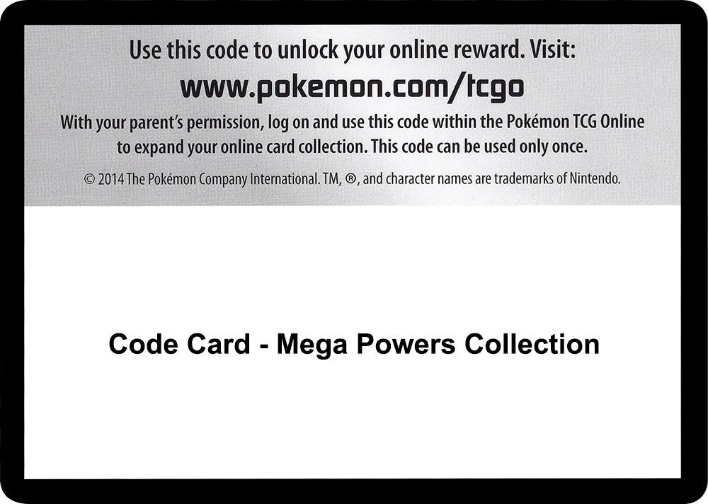 Image for Code Card - Mega Powers Collection [SM - Guardians Rising] - Pokemon