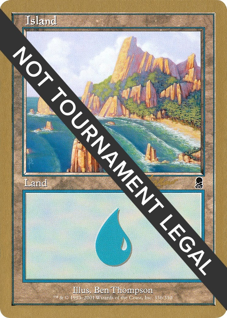 Image for Island (336) - 2002 Sim Han How (ODY) (336) [World Championship Decks] - Magic: The Gathering