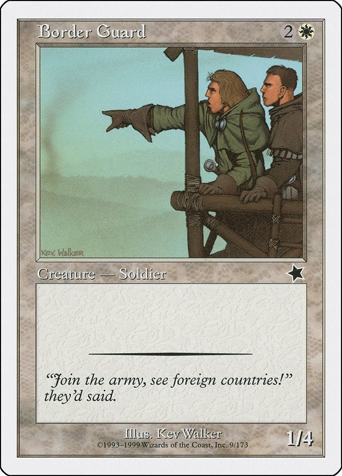 Image for Border Guard (9) [Starter 1999] - Magic: The Gathering