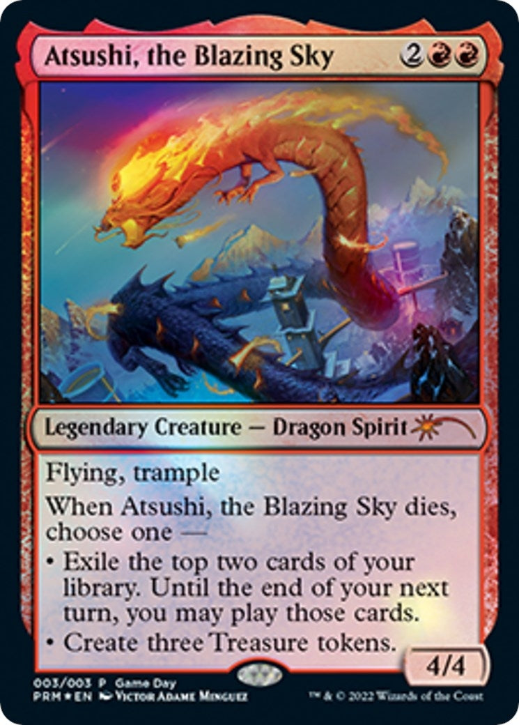 Image for Atsushi, the Blazing Sky (3) [Game Day & Store Championship Promos] - Magic: The Gathering