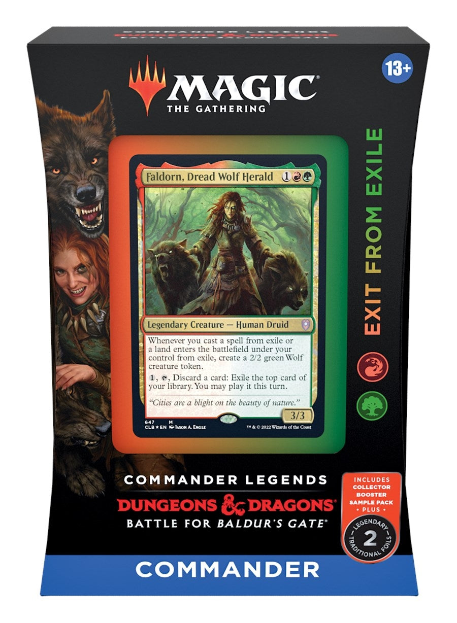 Image for Commander Legends: Battle for Baldur's Gate - Exit from Exile Commander Deck - Magic: The Gathering
