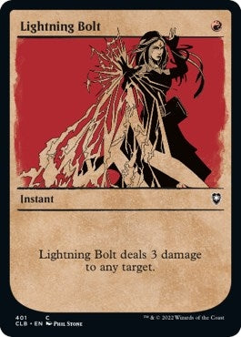 Image for Lightning Bolt (Showcase) (401) [Commander Legends: Battle for Baldur's Gate] - Magic: The Gathering