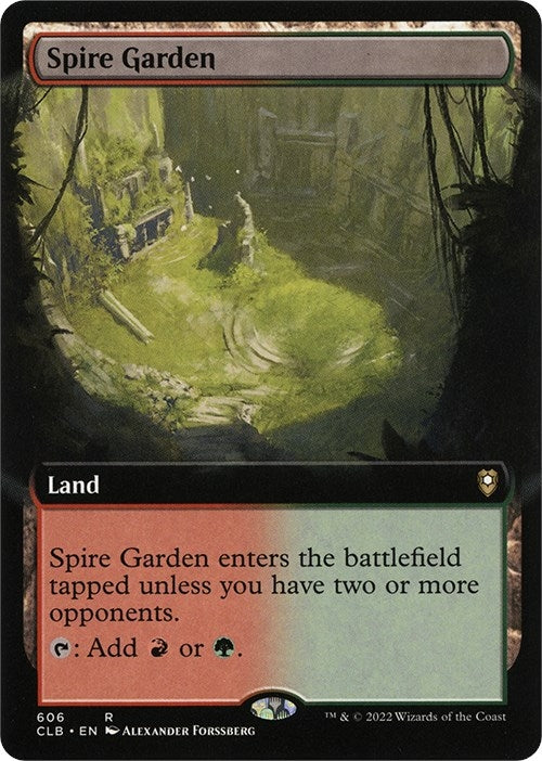 Image for Spire Garden (Extended Art) (606) [Commander Legends: Battle for Baldur's Gate] - Magic: The Gathering