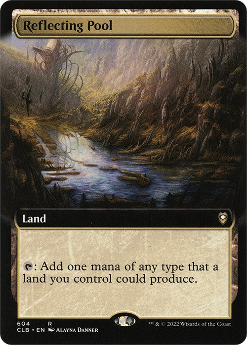 Image for Reflecting Pool (Extended Art) (604) [Commander Legends: Battle for Baldur's Gate] - Magic: The Gathering