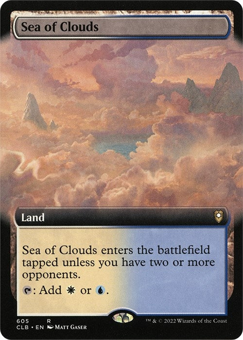Image for Sea of Clouds (Extended Art) (605) [Commander Legends: Battle for Baldur's Gate] - Magic: The Gathering