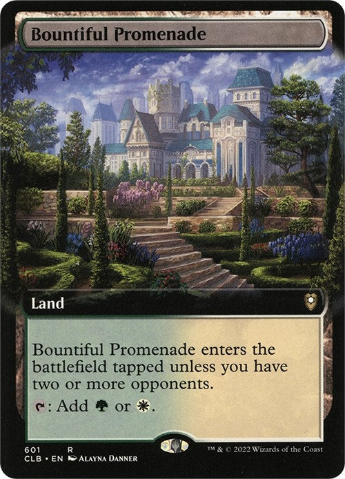 Image for Bountiful Promenade (Extended Art) (601) [Commander Legends: Battle for Baldur's Gate] - Magic: The Gathering