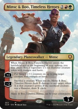 Image for Minsc & Boo, Timeless Heroes (Borderless) (363) [Commander Legends: Battle for Baldur's Gate] - Magic: The Gathering
