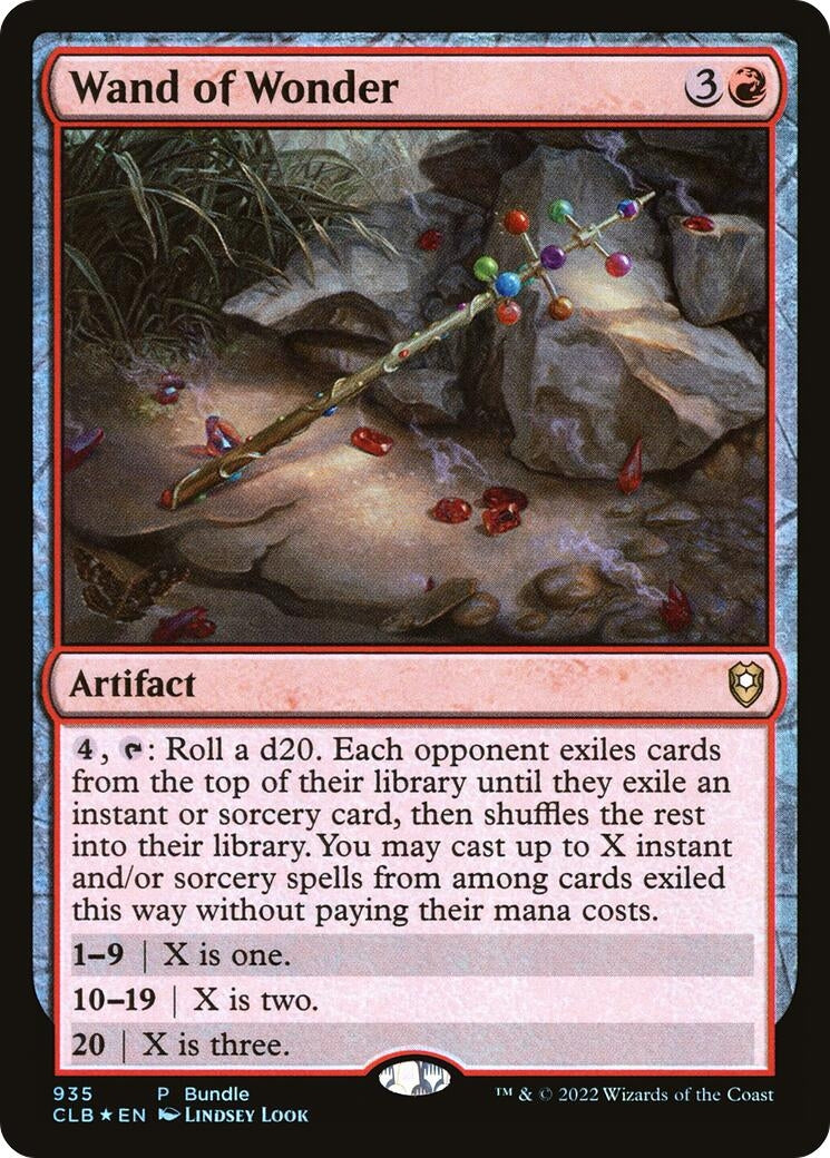Wand of Wonder (CLB Bundle) (935) [Unique and Miscellaneous Promos]