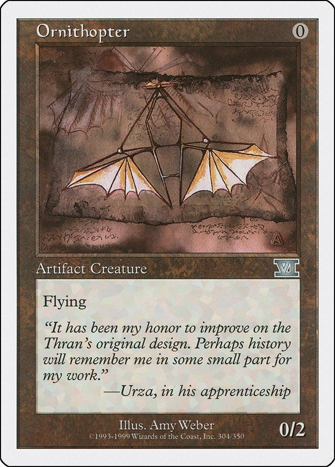 Image for Ornithopter (304) [Classic Sixth Edition] - Magic: The Gathering