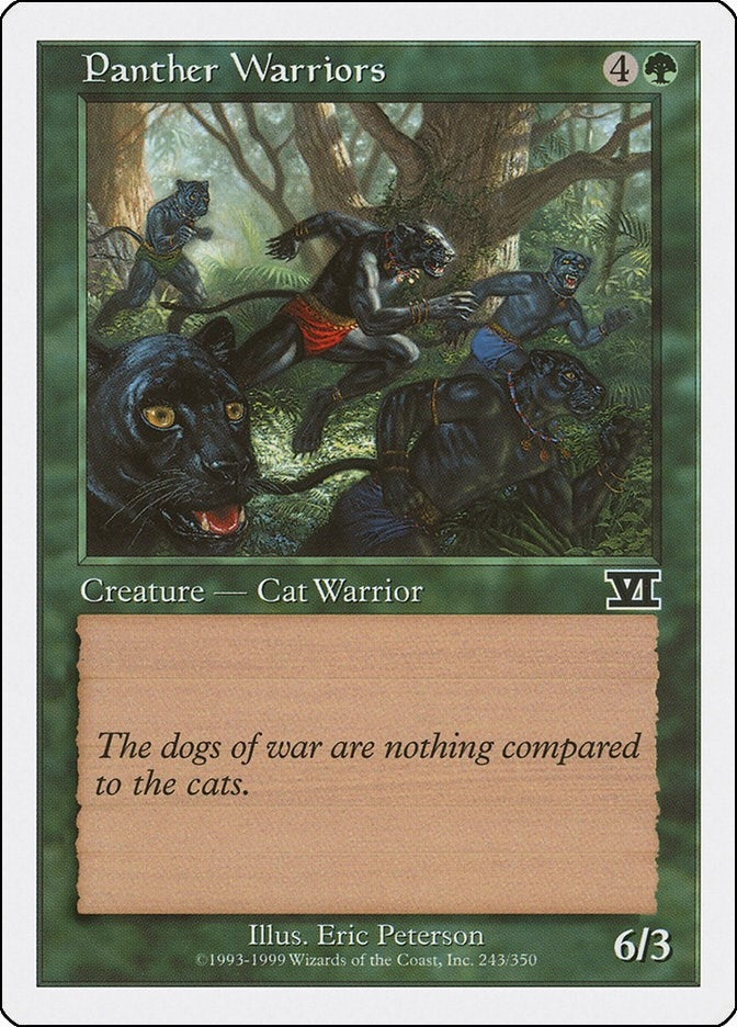 Image for Panther Warriors (243) [Classic Sixth Edition] - Magic: The Gathering