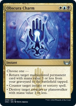Image for Obscura Charm (208) [Streets of New Capenna] - Magic: The Gathering