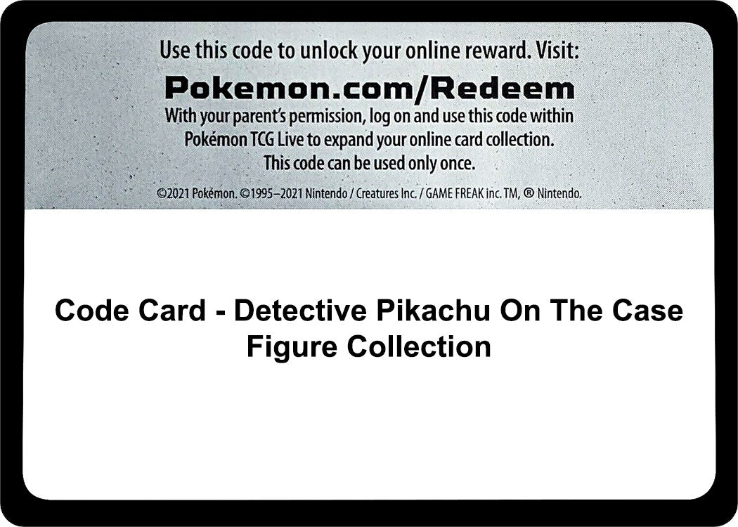 Image for Code Card - Detective Pikachu On The Case Figure Collection [Detective Pikachu] - Pokemon