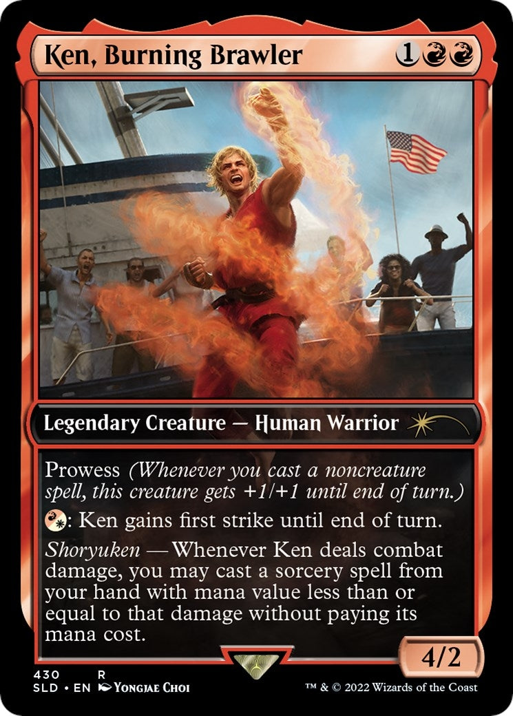 Image for Ken, Burning Brawler (430) [Secret Lair Drop Series] - Magic: The Gathering