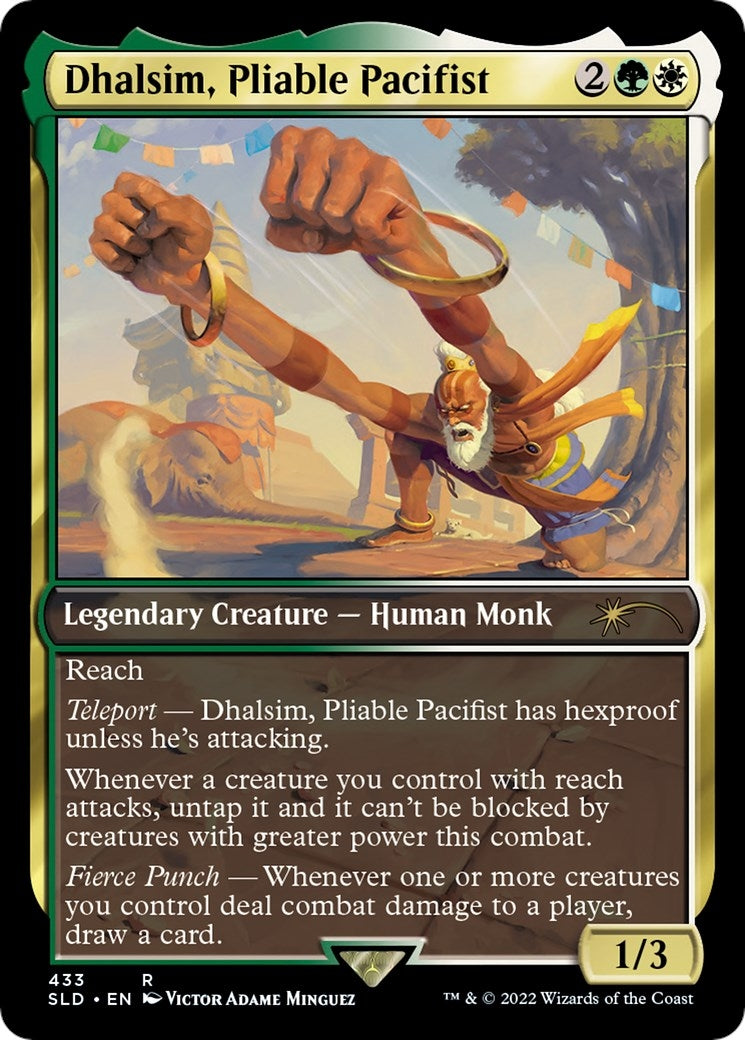 Image for Dhalsim, Pliable Pacifist (433) [Secret Lair Drop Series] - Magic: The Gathering