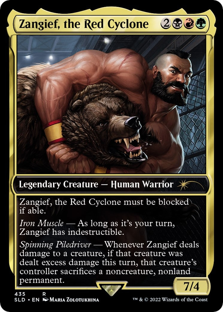 Image for Zangief, the Red Cyclone (435) [Secret Lair Drop Series] - Magic: The Gathering
