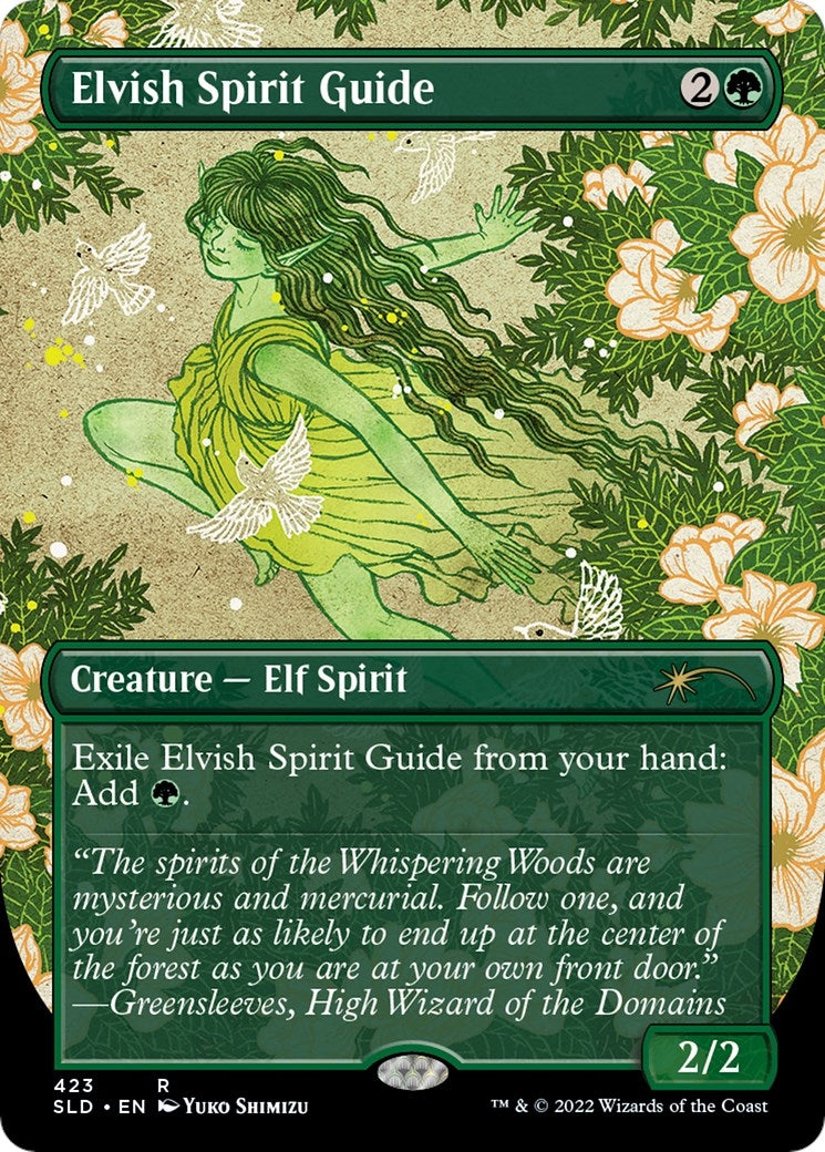 Image for Elvish Spirit Guide (Borderless) (423) [Secret Lair Drop Series] - Magic: The Gathering