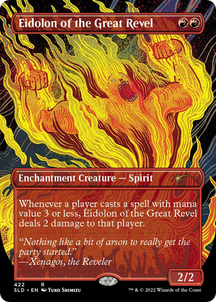 Image for Eidolon of the Great Revel (Borderless) (422) [Secret Lair Drop Series] - Magic: The Gathering