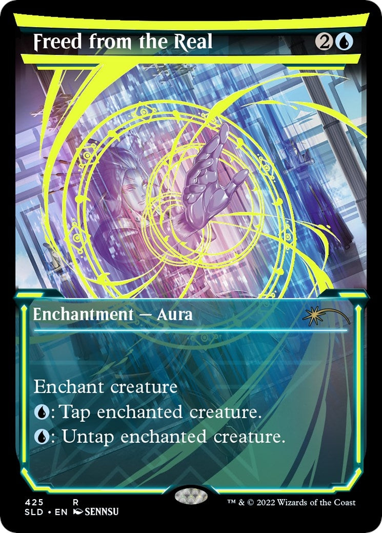 Image for Freed from the Real (Neon Yellow) (425) [Secret Lair Drop Series] - Magic: The Gathering