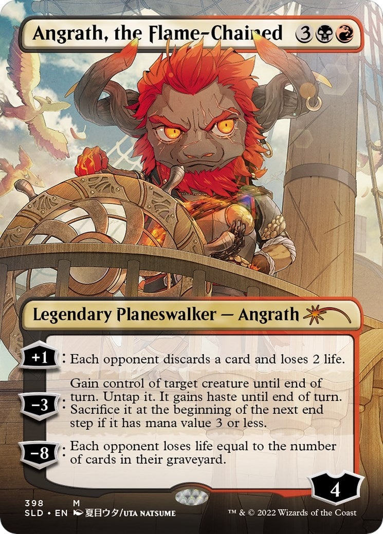 Image for Angrath, the Flame-Chained (Borderless) (398) [Secret Lair Drop Series] - Magic: The Gathering