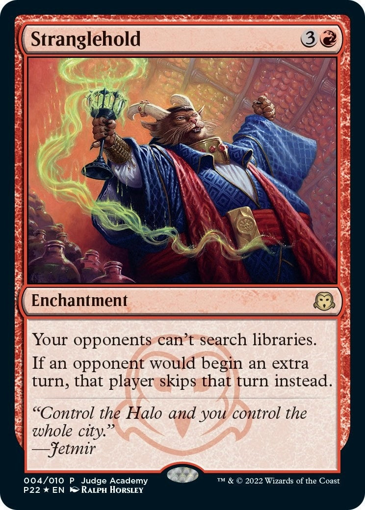 Image for Stranglehold (4) [Judge Promos] - Magic: The Gathering