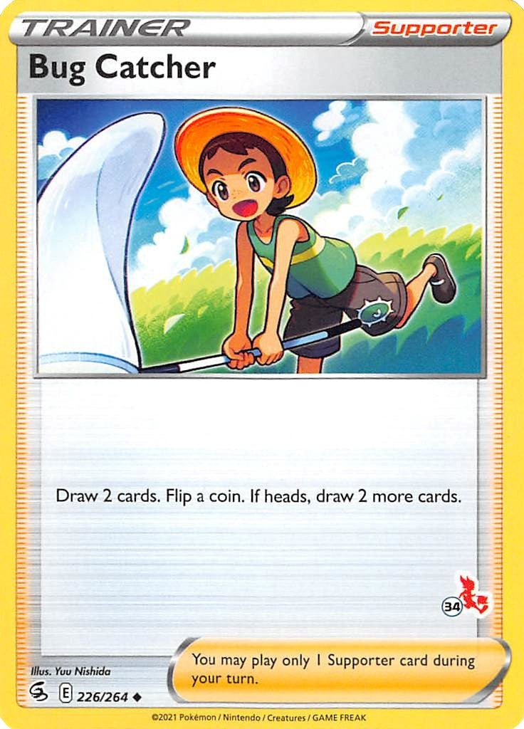 Image for Bug Catcher - 226/264 (#34 Cinderace Stamped) (226/164) [Battle Academy 2022] - Pokemon