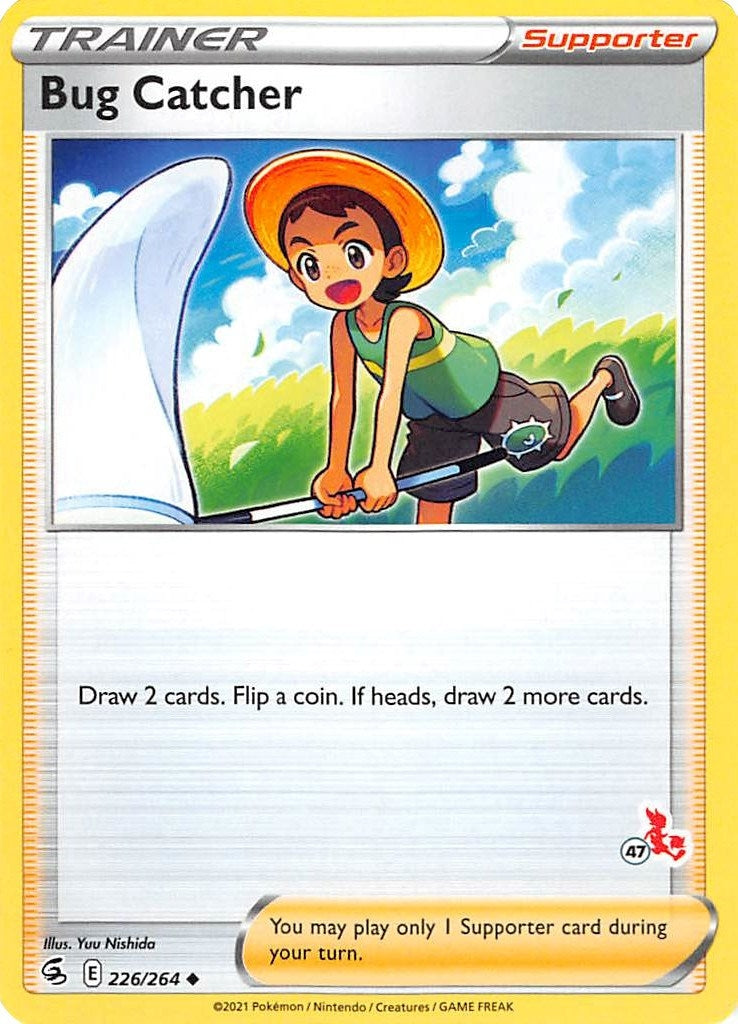 Image for Bug Catcher - 226/264 (#47 Cinderace Stamped) (226/264) [Battle Academy 2022] - Pokemon