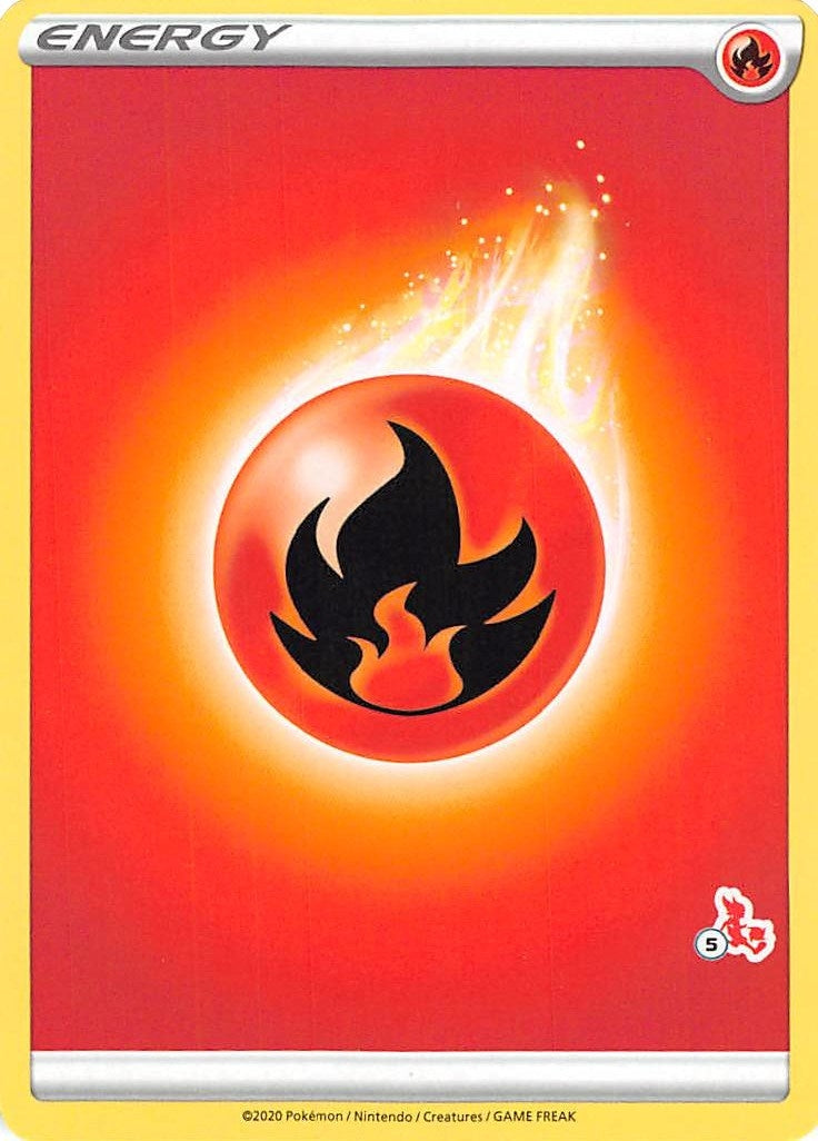 Image for Fire Energy (#5 Cinderace Stamped) [Battle Academy 2022] - Pokemon