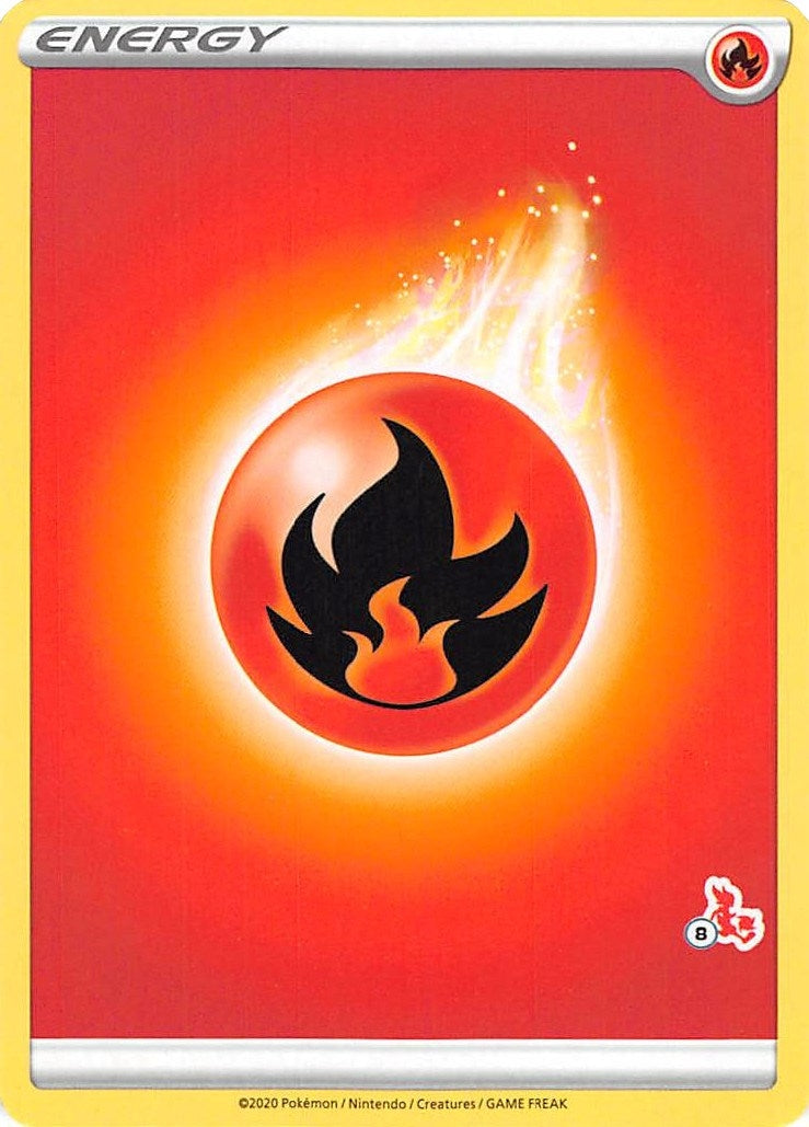Image for Fire Energy (#8 Cinderace Stamped) [Battle Academy 2022] - Pokemon