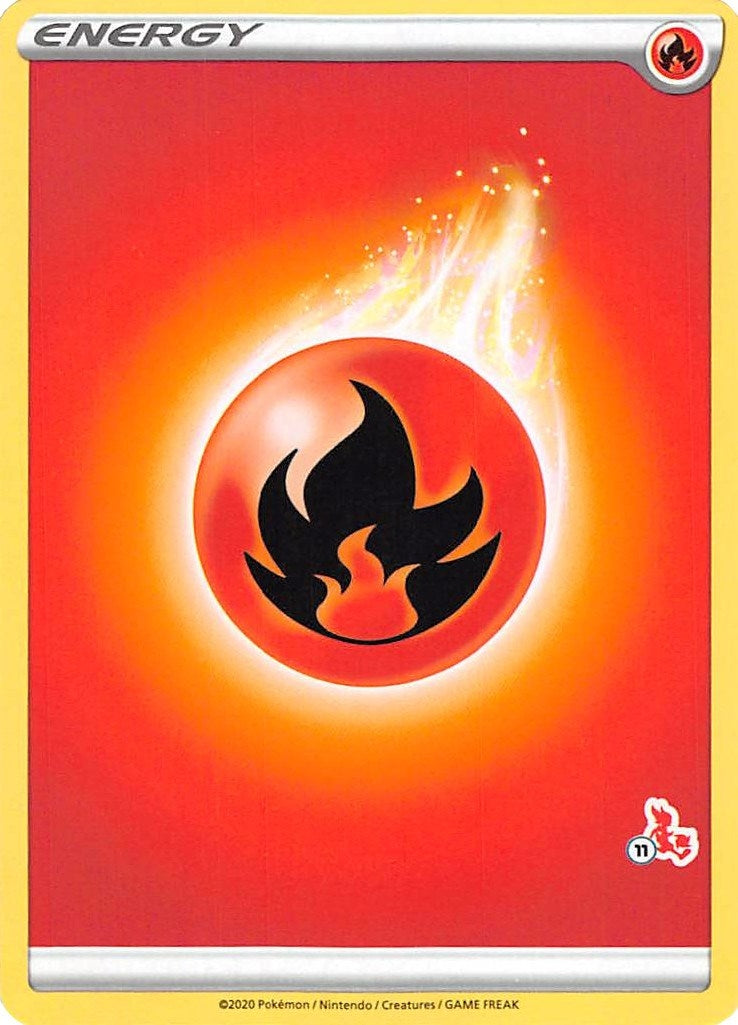 Image for Fire Energy (#11 Cinderace Stamped) [Battle Academy 2022] - Pokemon