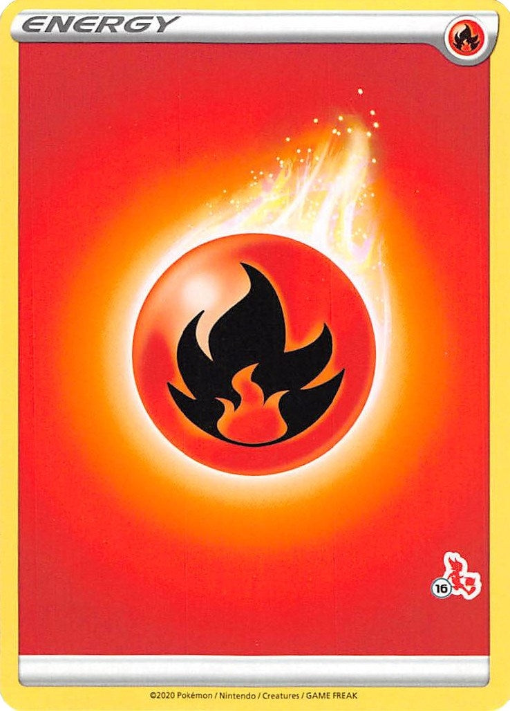 Image for Fire Energy (#16 Cinderace Stamped) [Battle Academy 2022] - Pokemon
