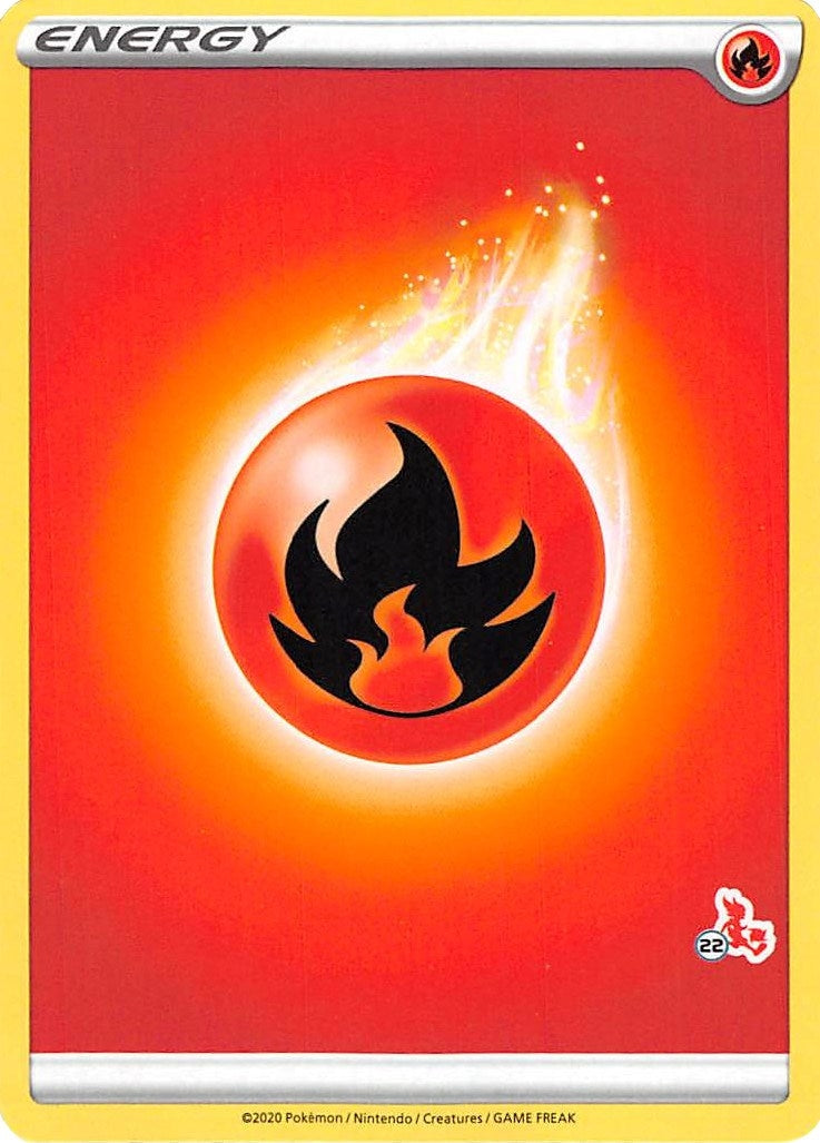 Image for Fire Energy (#22 Cinderace Stamped) [Battle Academy 2022] - Pokemon