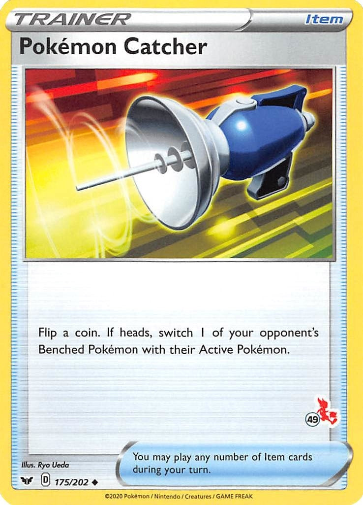 Image for Pokemon Catcher - 175/202 (#49 Cinderace Stamped) (175/202) [Battle Academy 2022] - Pokemon