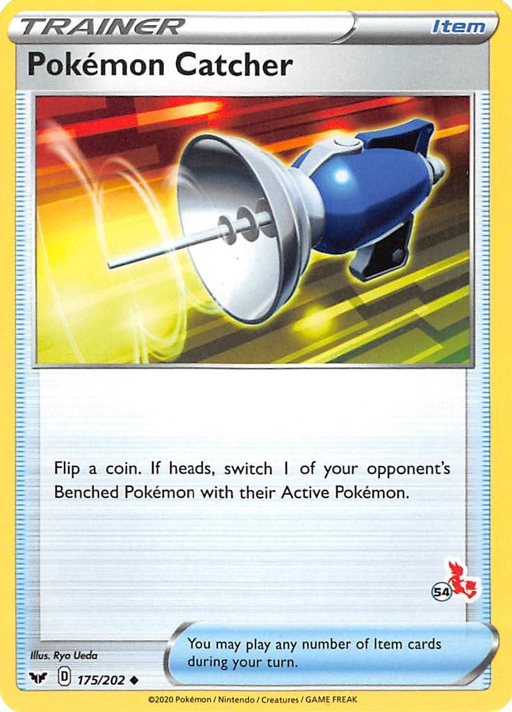 Image for Pokemon Catcher - 175/202 (#54 Cinderace Stamped) (175/202) [Battle Academy 2022] - Pokemon