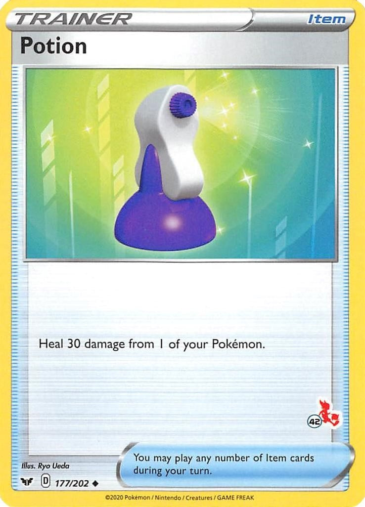 Image for Potion - 177/202 (#42 Cinderace Stamped) (177/202) [Battle Academy 2022] - Pokemon